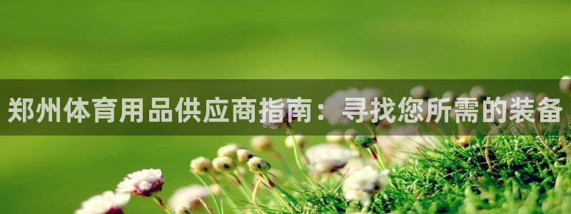 欧陆娱乐里面怎么看打排五：郑州体育用品供应商指南：寻