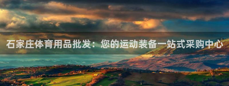 欧陆娱乐总代理：石家庄体育用品批发：您的运动装备一站