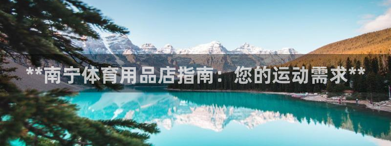 欧陆娱乐计划预测软件：**南宁体育用品店指南：您的运