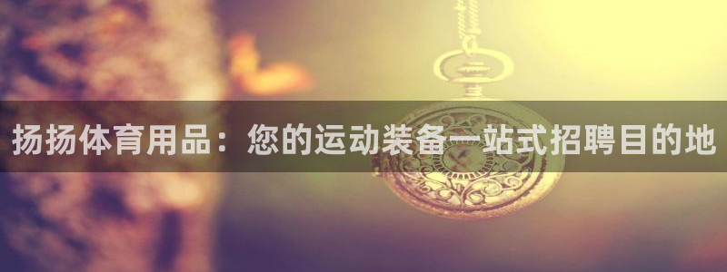 欧陆商城：扬扬体育用品：您的运动装备一站式招聘目的地