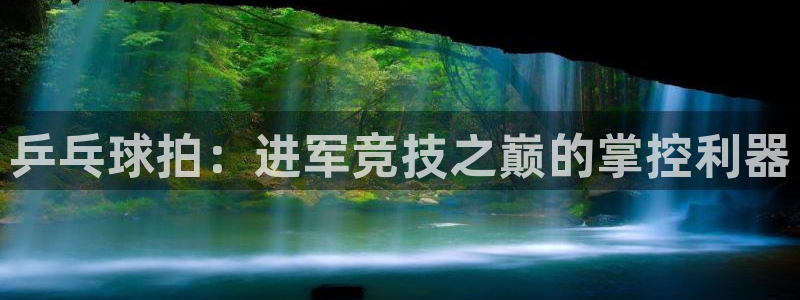 欧陆娱乐线路测速：乒乓球拍：进军竞技之巅的掌控利器