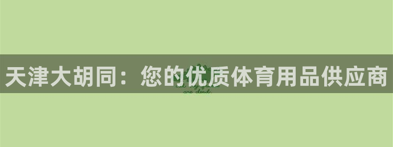 欧陆娱乐注册平台：天津大胡同：您的优质体育用品供应商