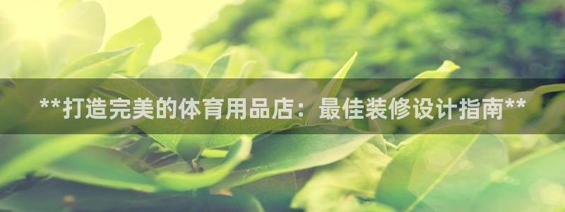 欧陆娱乐提现多久到账：**打造完美的体育用品店：最佳