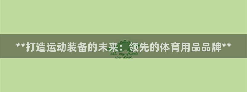 欧陆娱乐测试：**打造运动装备的未来：领先的体育用品品牌**